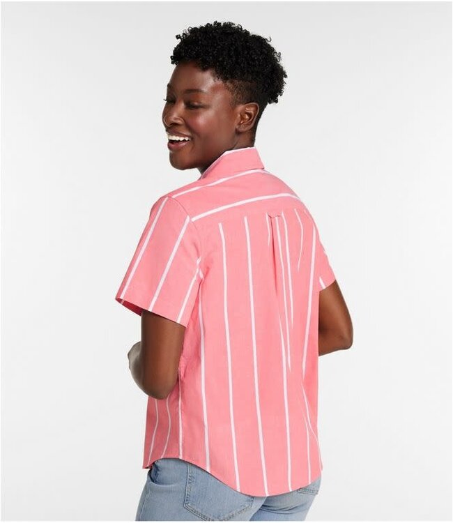 L.L.Bean W's S/S Essential Cotton Poplin Shirt