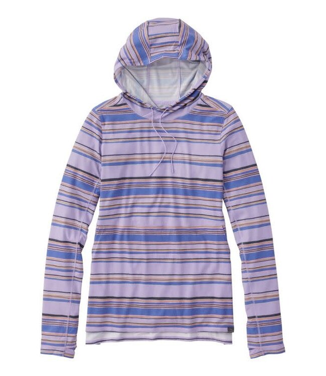 L.L.Bean W's L/S Everyday SunSmart® Hooded Pullover, Stripe