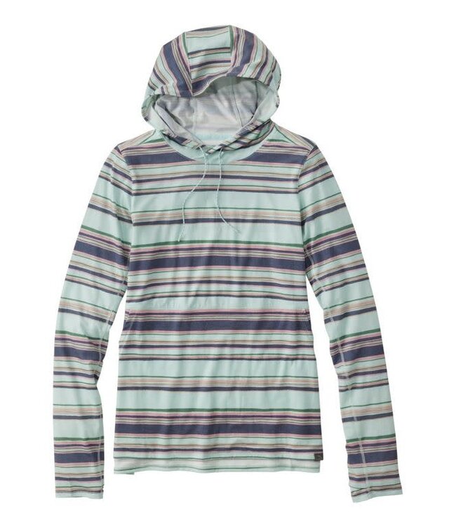 L.L.Bean W's L/S Everyday SunSmart® Hooded Pullover, Stripe