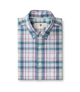 Duckhead M's Owens Plaid Cotton Slub Sport Shirt