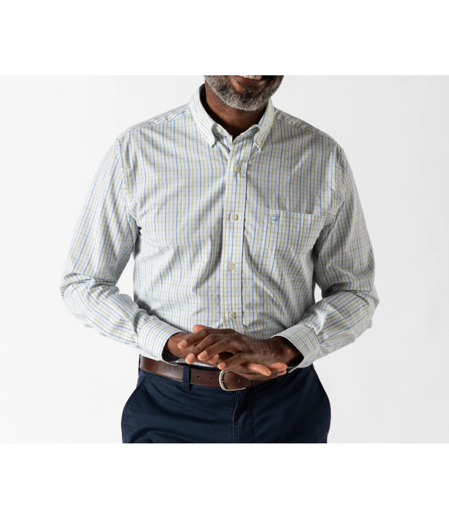 Duckhead M's Gaston Plaid Performance Poplin Sport Shirt