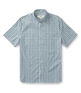 Duckhead M's Cobble Plaid Performance Poplin Sport Shirt