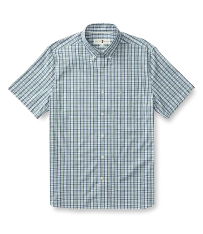 Duckhead M's Cobble Plaid Performance Poplin Sport Shirt