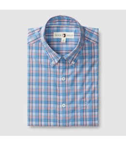Duckhead M's Marcus Plaid Performance Poplin Sport Shirt