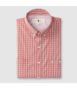Duckhead M's Sherman Plaid Performance Poplin Guide Shirt