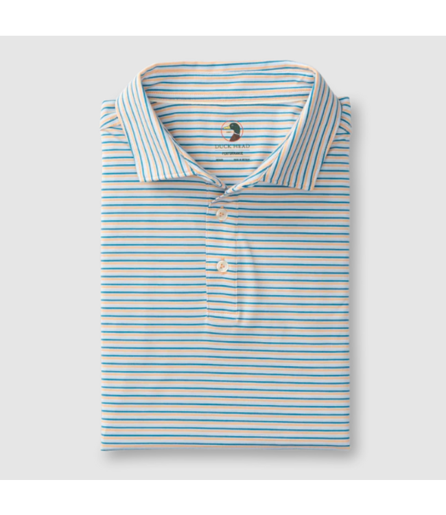 Duckhead M's S/S Wharf Stripe Summerford Performance Jersey Polo