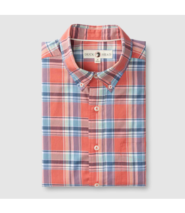 Duckhead M's Boone Plaid Cotton Twill Sport Shirt