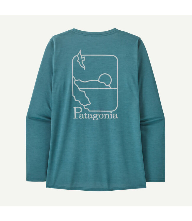 Patagonia W's L/S Capilene® Cool Daily Graphic Shirt - Waters