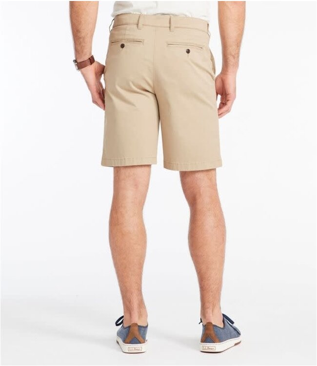 L.L.Bean M's Lakewashed® Stretch Khaki Shorts, 9"