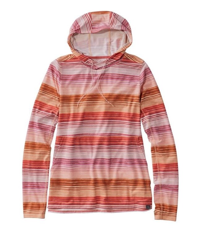 L.L.Bean W's L/S Everyday SunSmart® Hooded Pullover, Stripe