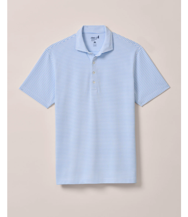 johnnie-O M's Stetson Stripe Performance Mesh Polo