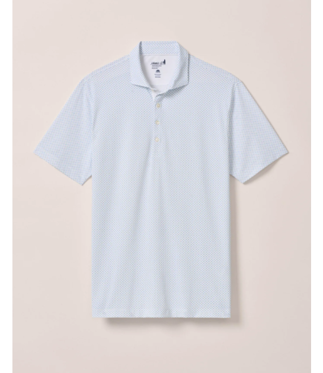 johnnie-O M's Cason Print Performance Mesh Polo