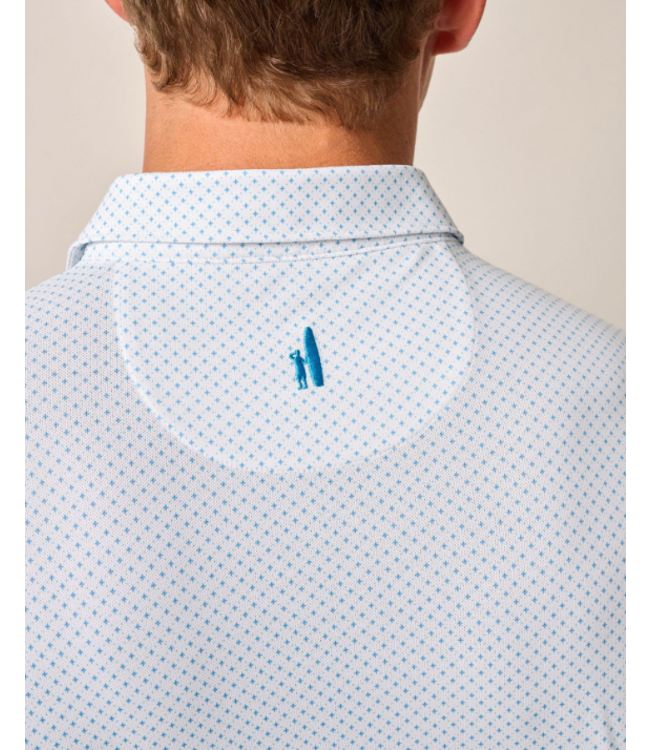 johnnie-O M's Cason Print Performance Mesh Polo
