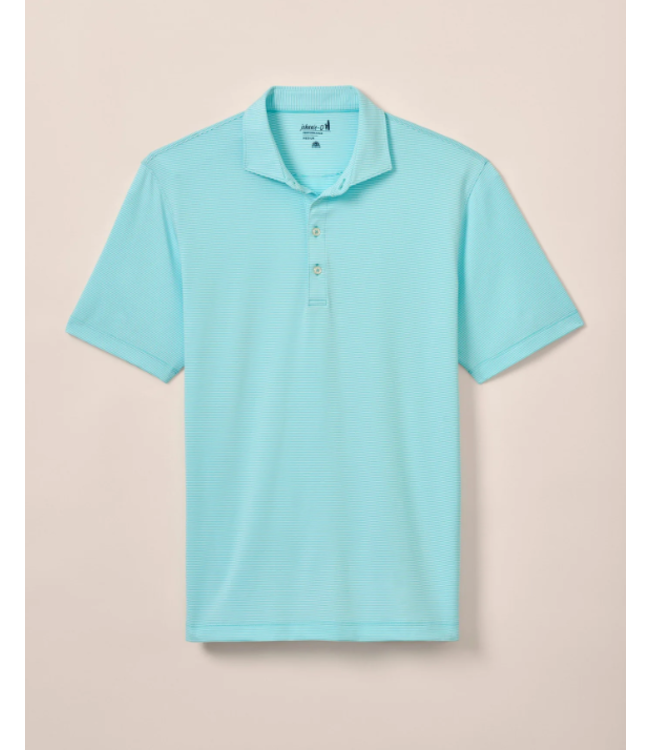 johnnie-O M's Performance Jersey Polo-Lyndonn Stripe