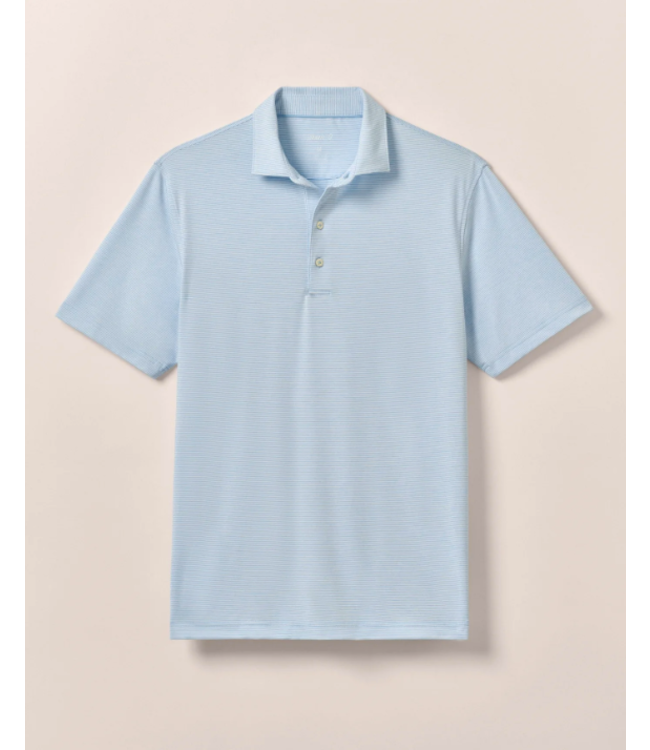 johnnie-O M's Performance Jersey Polo-Lyndonn Stripe