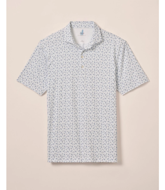 johnnie-O M's Tini Print Featherweight Performance Polo