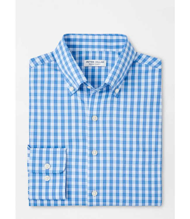 Peter Millar M's Leven Performance Twill Sport Shirt