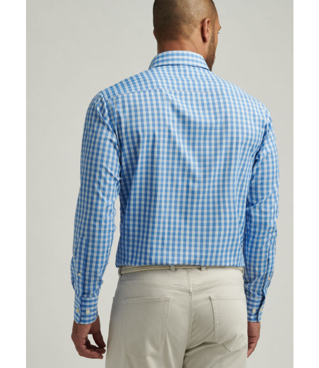 Peter Millar M's Leven Performance Twill Sport Shirt