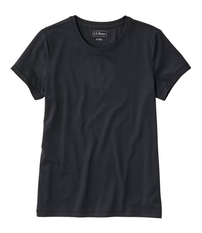 L.L.Bean W's S/S Soft Stretch Supima-Blend Tee, Crewneck