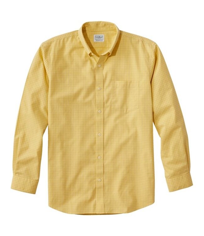 L.L.Bean M's Wrinkle-Free Kennebunk Sport Shirt, Traditional Fit Check