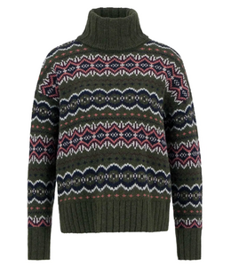 Barbour W's Helen Fair isle Roll-Neck Jumper