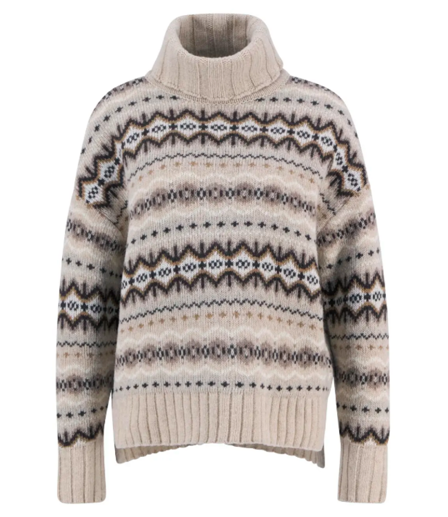 Barbour W's Helen Fair isle Roll-Neck Jumper
