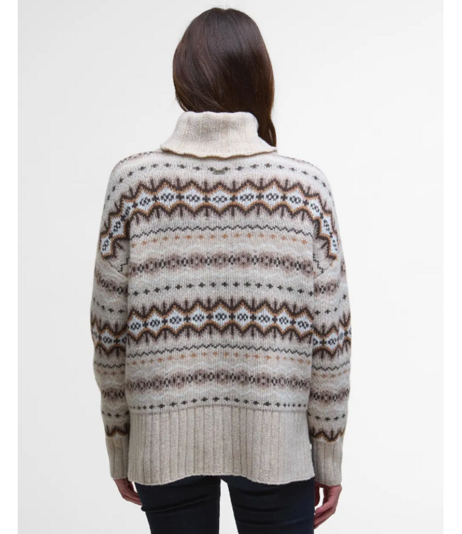 Barbour W's Helen Fair isle Roll-Neck Jumper