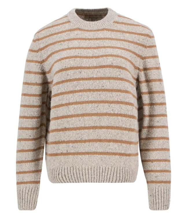 Barbour W's Claydon Striped Crew Neck Jumper