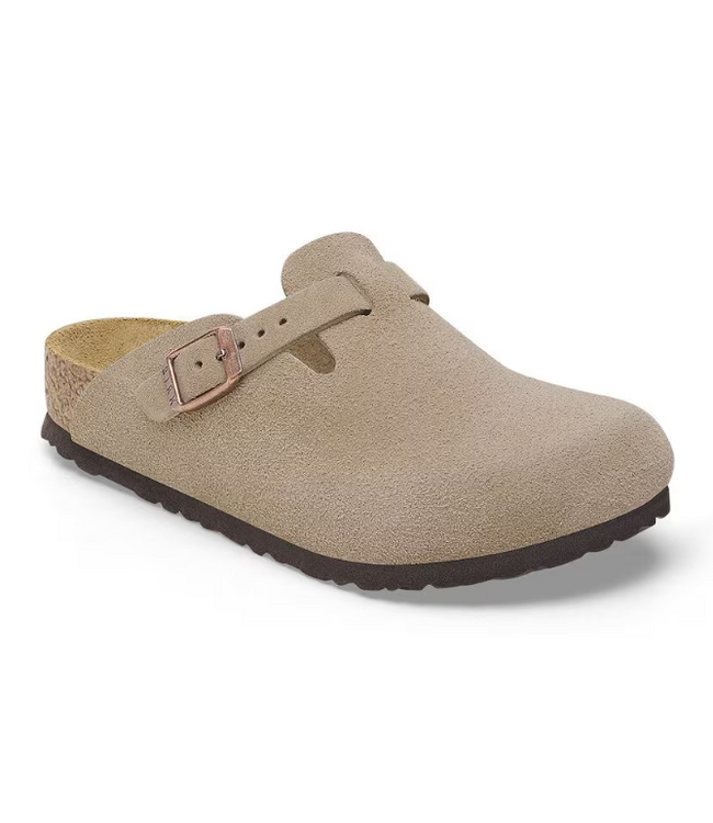Birkenstock Kids Boston Suede Leather