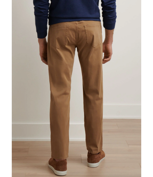Peter Millar M's Signature Sateen Five-Pocket Pant