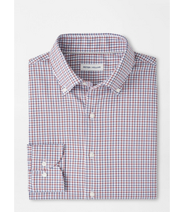Peter Millar M's Julian Crown Lite Cotton-Stretch Sport Shirt