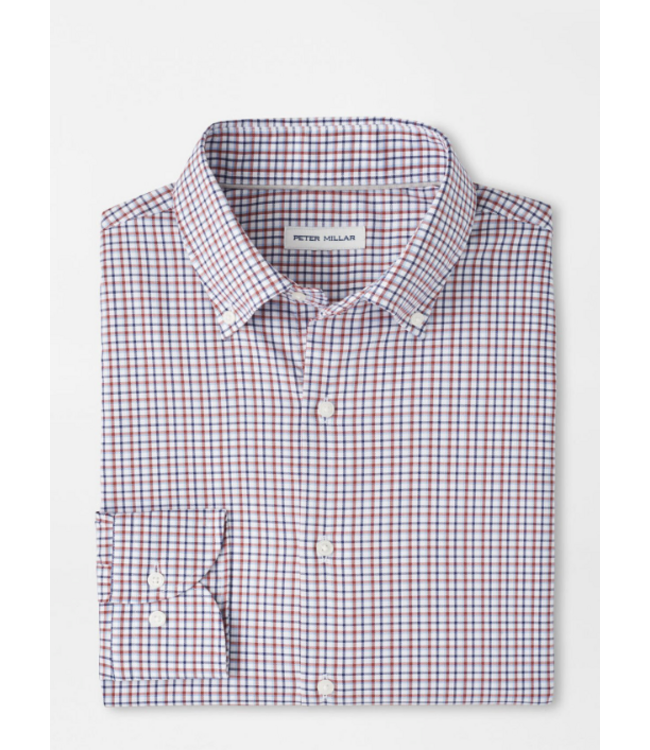 Peter Millar M's Julian Crown Lite Cotton-Stretch Sport Shirt