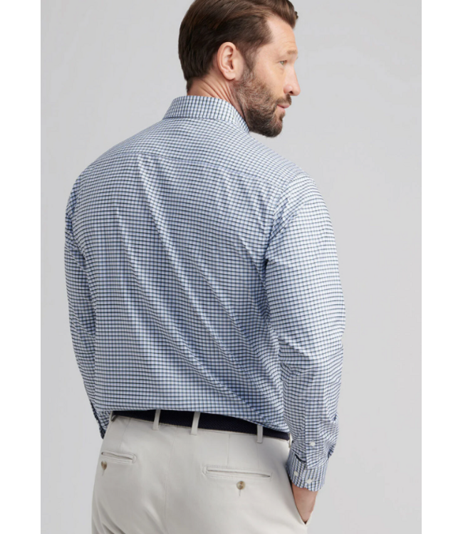 Peter Millar M's Cashiers Performance Twill Sport Shirt