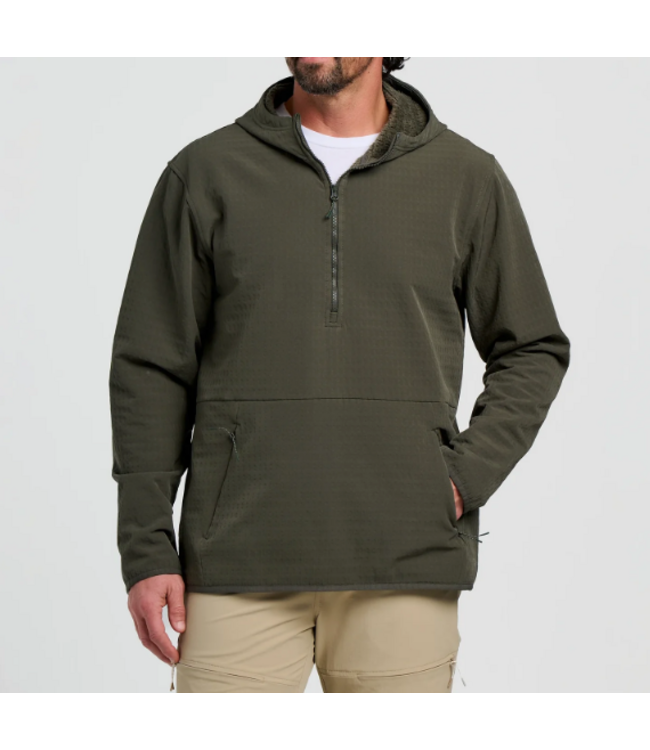 Free Fly M's Gridback Fleece Anorak Hoodie
