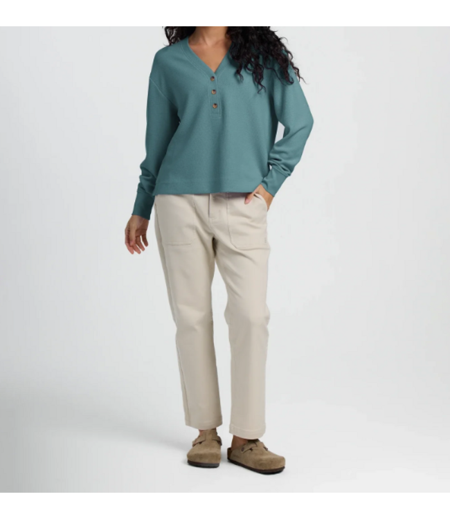 Free Fly W's L/S Waffle Henley