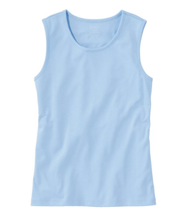 L.L.Bean W's Pima Cotton Tee, Shell