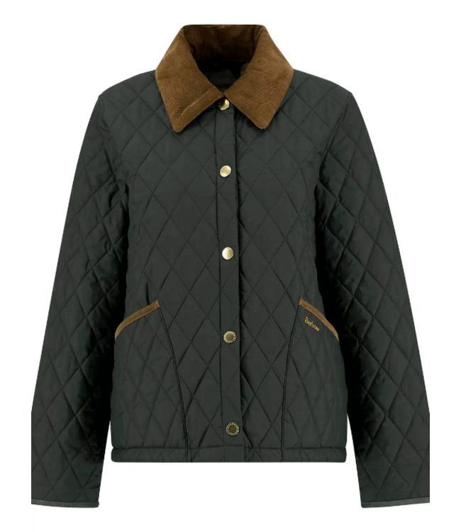 Barbour W's Icons Cropped Liddesdale Quilted Jacket