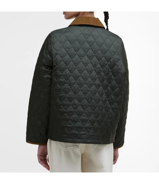 Barbour W's Icons Cropped Liddesdale Quilted Jacket