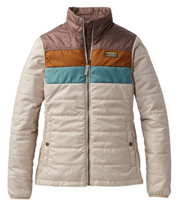 L.L.Bean W's Mountain Classic Puffer Jacket, Colorblock