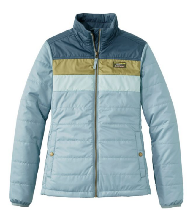 L.L.Bean W's Mountain Classic Puffer Jacket, Colorblock
