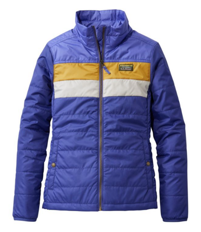 L.L.Bean W's Mountain Classic Puffer Jacket, Colorblock