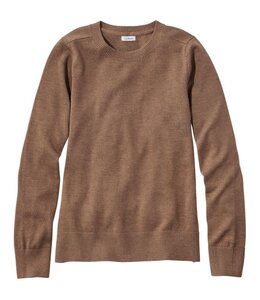 L.L.Bean W's Essential Merino Wool Sweater, Crewneck