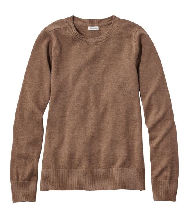 L.L.Bean W's Essential Merino Wool Sweater, Crewneck