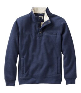 L.L.Bean M's Katahdin Iron Works Bonded Waffle Fleece, Mockneck
