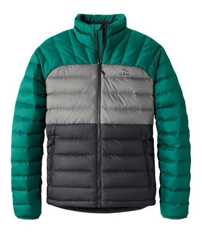 L.L.Bean M's Bean's Down Jacket, Colorblock