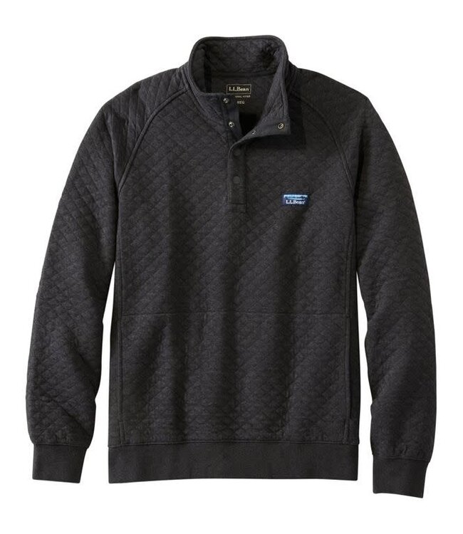 L.L.Bean M's Quilted Sweatshirt, Mockneck