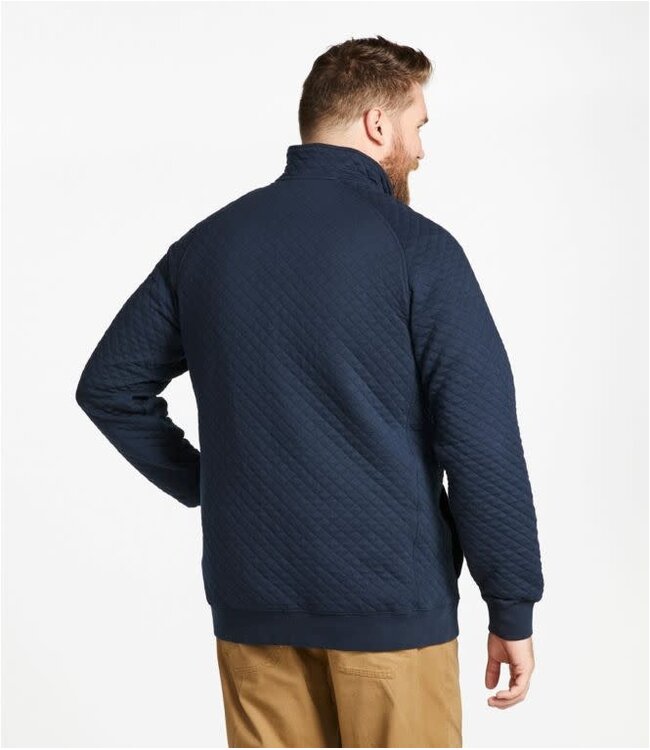 L.L.Bean M's Quilted Sweatshirt, Mockneck