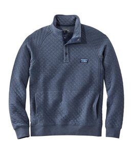 L.L.Bean M's Quilted Sweatshirt, Mockneck