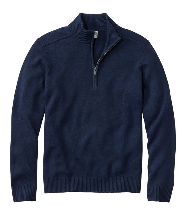 L.L.Bean M's Essential Merino Sweaters, Quarter-Zip
