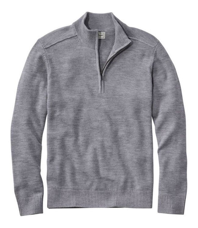 L.L.Bean M's Essential Merino Sweaters, Quarter-Zip